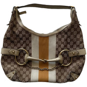 Gucci-GG-Canvas-Horse-bit-Chain-Shoulder-Bag