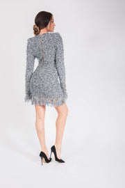 Balmain Tweed Knit Dress