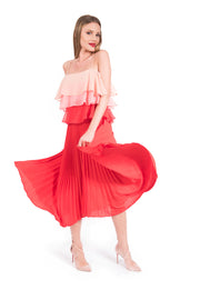 Delfi Collective Vanessa Ruffle Tiered Dress