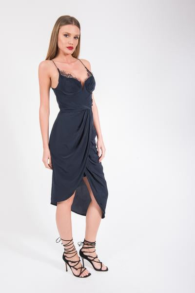 Zimmermann Lace-Trimmed Satin Slip Midi-Dress Rent your Couture Zimmermann Lace-Trimmed Satin Slip Midi-Dress Rent your Couture